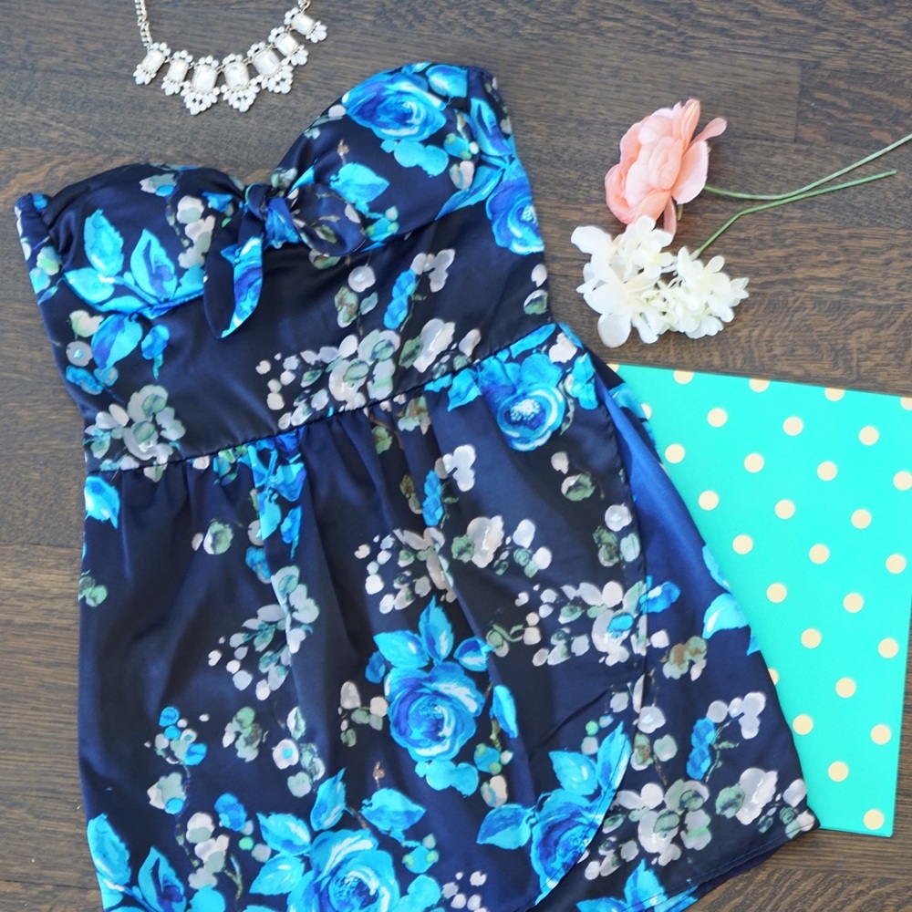 Blue Floral Dress